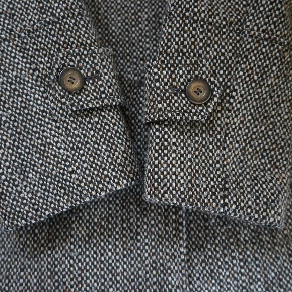 Vintage Fleet Street Women's Medium Button-Down Hooded Pea Coat RN# 50411 - Picture 14 of 16